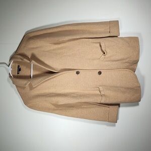 J. Crew Schoolboy Tan Brown Knit Sweater Blazer S